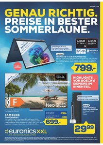 EURONICS XXL Prospekt - Angebote ab 02.09.