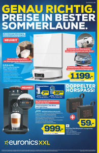 EURONICS XXL Prospekt - Genau richtig. Preise in bester Sommerlaune.
