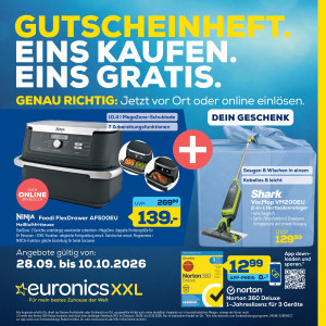 EURONICS XXL Prospekt - Angebote ab 28.09. - Seite 1