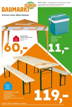Globus Baumarkt Prospekt - Angebote ab 12.05.