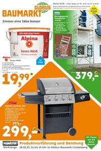 Globus Baumarkt Prospekt - Angebote ab 26.05.