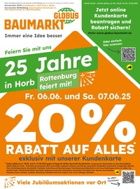 Globus Baumarkt Prospekt - Angebote ab 02.06.