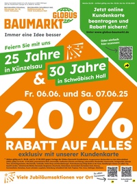 Globus Baumarkt Prospekt - Angebote ab 02.06.