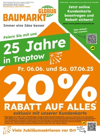 Globus Baumarkt Prospekt - Angebote ab 02.06.