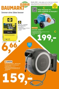Globus Baumarkt Prospekt - Angebote ab 30.06.
