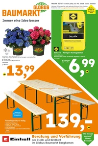 Globus Baumarkt Prospekt - Angebote ab 04.08.