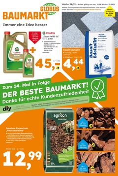 Globus Baumarkt Prospekt - Angebote ab 18.08.