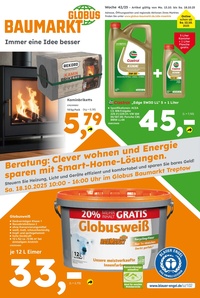 Globus Baumarkt Prospekt - Angebote ab 13.10.