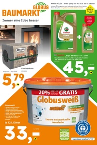 Globus Baumarkt Prospekt - Angebote ab 13.10.
