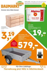 Globus Baumarkt Prospekt - Angebote ab 20.10.