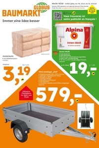 Globus Baumarkt Prospekt - Angebote ab 20.10.