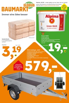 Globus Baumarkt Prospekt - Angebote ab 20.10.
