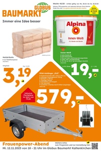 Globus Baumarkt Prospekt - Angebote ab 20.10.