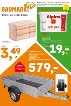 Globus Baumarkt Prospekt - Angebote ab 20.10.