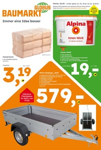 Globus Baumarkt Prospekt - Angebote ab 20.10.