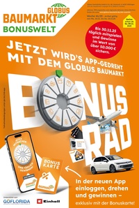 Globus Baumarkt Prospekt - Angebote ab 10.11.