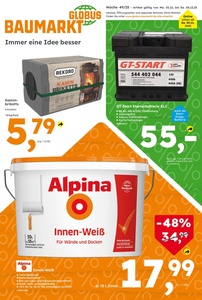 Globus Baumarkt Prospekt - Angebote ab 01.12.