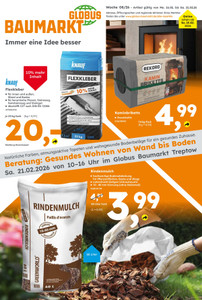 Globus Baumarkt Prospekt - Angebote ab 16.02.