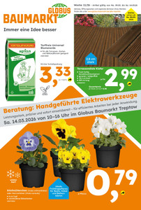 Globus Baumarkt Prospekt - Angebote ab 09.03.