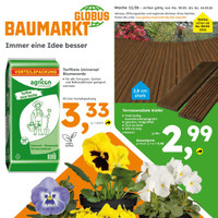 Globus Baumarkt Prospekt - Blumen