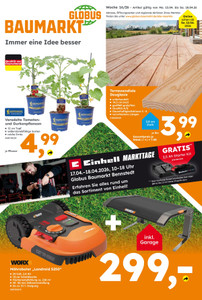 Globus Baumarkt Prospekt - Angebote ab 13.04.
