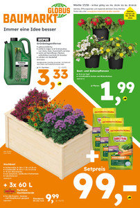 Globus Baumarkt Prospekt - Angebote ab 20.04.