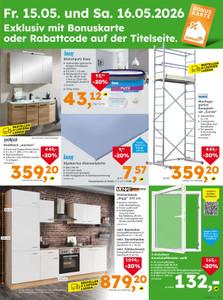 Globus Baumarkt Prospekt - Angebote ab 15.05.