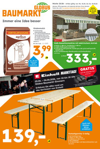 Globus Baumarkt Prospekt - Angebote ab 01.06.