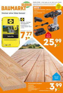 Globus Baumarkt Prospekt - Angebote ab 22.06.
