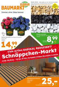 Globus Baumarkt Prospekt - Angebote ab 17.08.