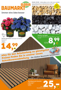 Globus Baumarkt Prospekt - Angebote ab 17.08.