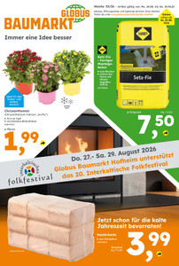 Globus Baumarkt Prospekt - Angebote ab 24.08.