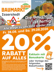 Globus Baumarkt Prospekt - Angebote ab 24.08.