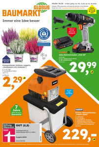 Globus Baumarkt Prospekt - Angebote ab 31.08.