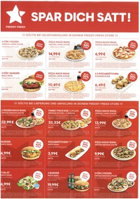 Freddy Fresh Pizza Prospekt - Spar dich satt!