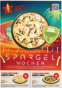 Freddy Fresh Pizza Prospekt - Spargelwochen