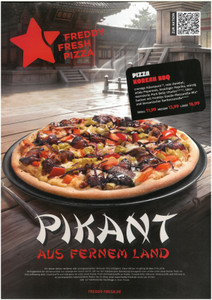 Freddy Fresh Pizza Prospekt - Pikant aus fernem Land