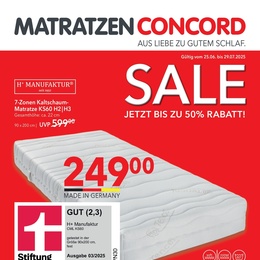 Matratzen Concord Prospekt