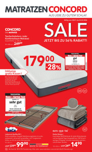 Matratzen Concord Prospekt - Angebote ab 28.01.