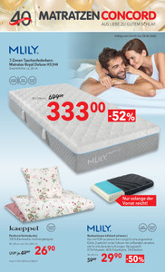 Matratzen Concord Prospekt - Angebote ab 25.03.
