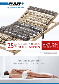 Wulff Komfortmatratzen Prospekt - Angebote ab 24.05.