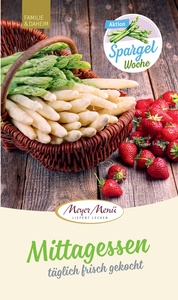 Meyer Menü Prospekt - Mittagessen