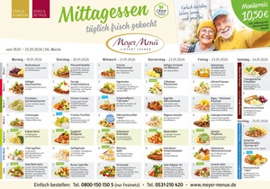 Meyer Menü Prospekt - Angebote ab 15.01.
