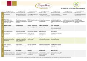 Meyer Menü Prospekt - Mittagessen
