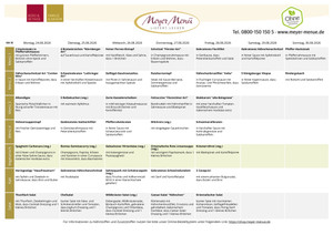 Meyer Menü Prospekt - Mittagessen