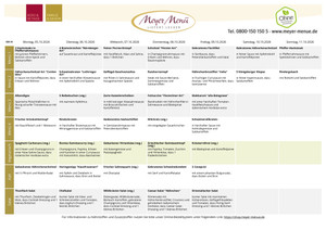 Meyer Menü Prospekt - Mittagessen