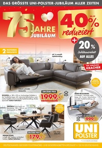 Polster Aktuell Prospekt - 75 Jahre Jubiläum