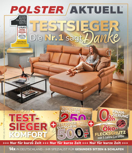 Polster Aktuell Prospekt - Polster Aktuell Testsieger
