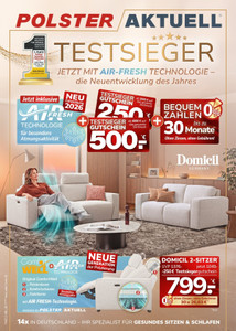 Polster Aktuell Prospekt - Gesundes Sitzen & Schlafen