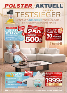 Polster Aktuell Prospekt - Testsieger Komfort
